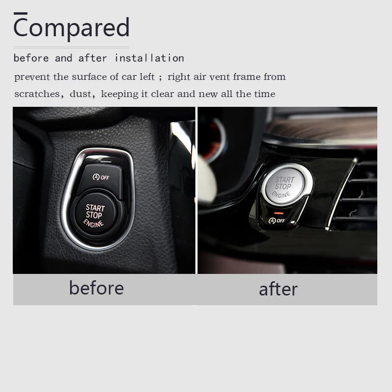 Кнопка включения и остановки двигателя автомобиля сменная крышка для BMW E60 E70 E71 E90