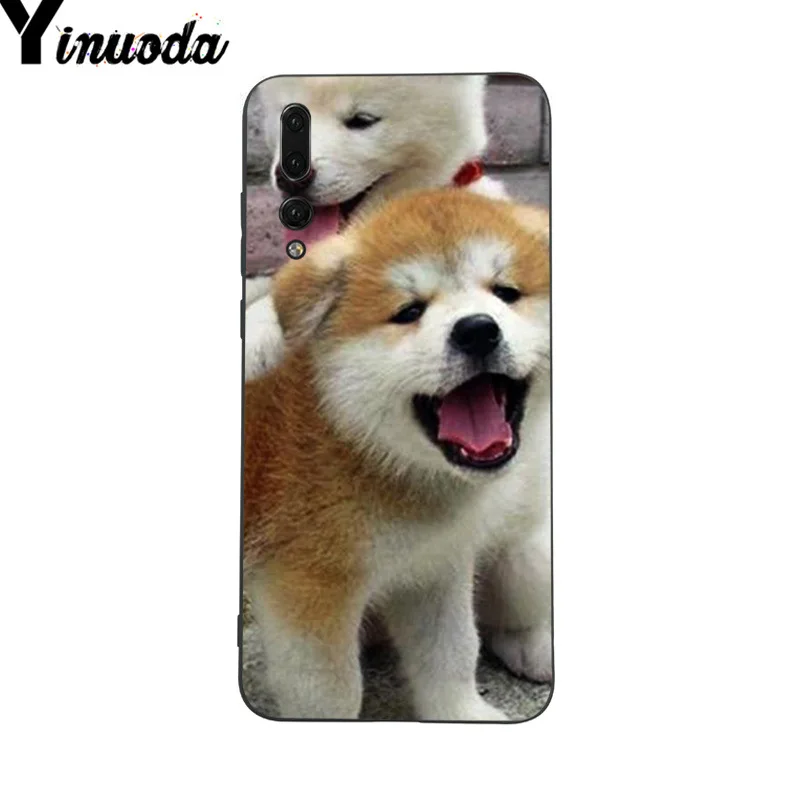 Чехол для телефона Yinuoda с изображением милой собаки Akita Huawei P9 P10 Plus Mate9 10 Mate10 Lite P20 Pro