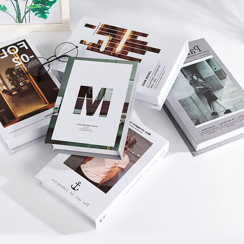 Современные книги симуляторы Креативные украшения поддельные Изысканные