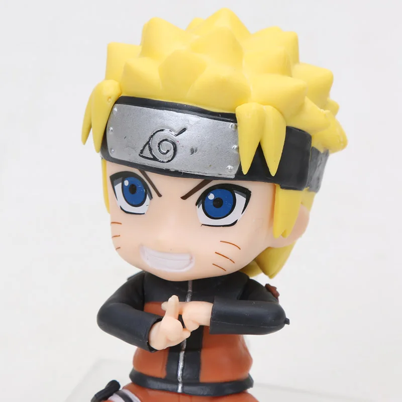 3 шт./компл. Наруто фигурку Q Edition фигурка: Ураганные Хроники» Учиха Саске; Uzumaki Naruto Какаси из аниме «Сакура футболка для мальчиков с принтом из аниме коллекция игрушек
