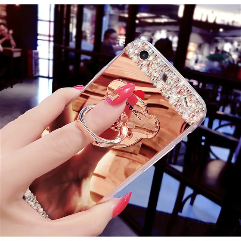 Роскошные зеркальные Чехлы для мобильных телефонов Samsung S10 Plus Lite Note 9 8 с