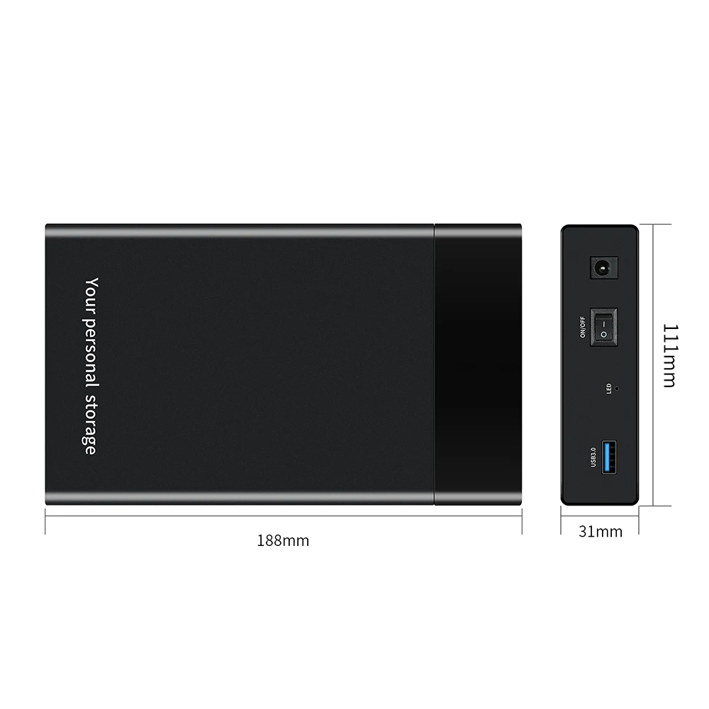 Высокоскоростной корпус для жесткого диска с интерфейсом USB 3 0 2 5/3 5 дюйма SATA |