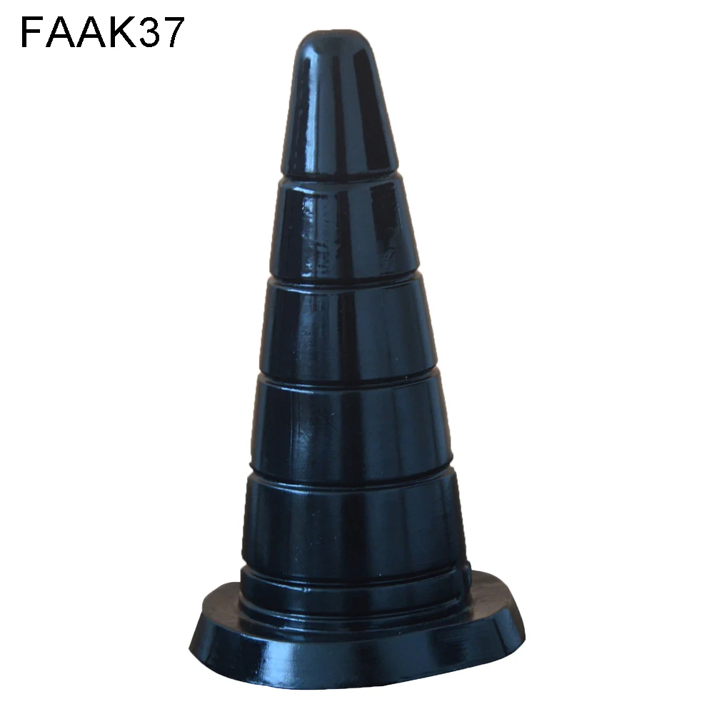 Секс игрушки FAAK подарок Анальная пробка черный анус массажная мягкая для женщин