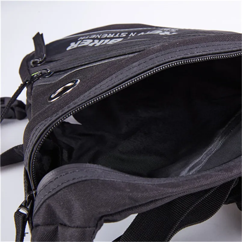 

Rock Biker High quanlity Carbon Fiber Waterproof Motocross off-road racing Leg Bag Motorcycle Riding Travel waist Belt Bags