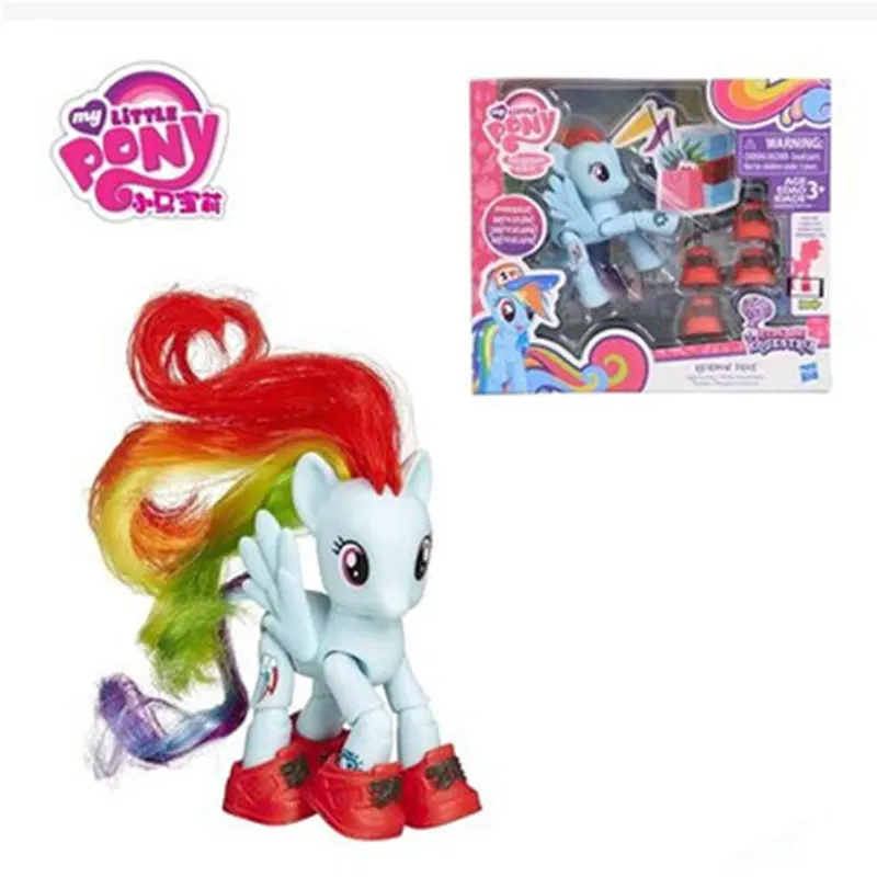 My Little Pony Дружба-это волшебная милая игрушка, подвижная Базовая игрушка пони, кукла серии, коллекционные игрушки для девочек 8 см