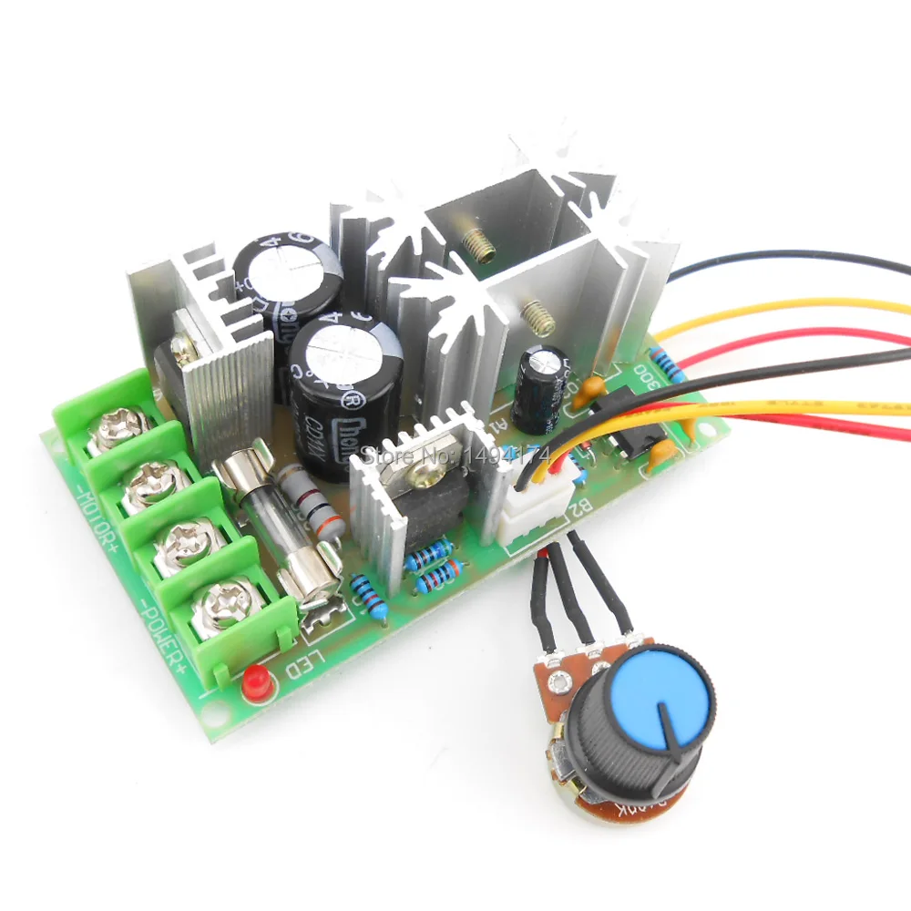 Модель WQScosea Q8S 12 Universal DC10 60V 500W 12V 24V 36V 48V 20A PWM Control ler HHO RC Motor Switch Speed Module Board|module 12v|module