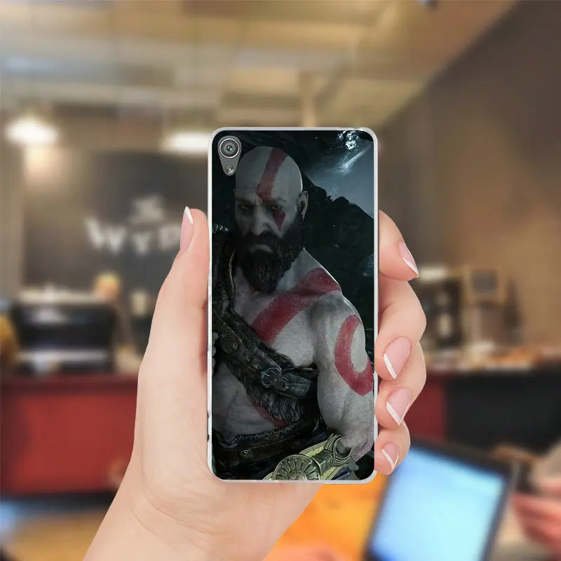Горячие Бог войны 4 Прозрачный чехол для sony Xperia Z Z1 Z2 Z3 Z4 Z5 компактный M2 M4 M5 T3 XA E3 E5 C4