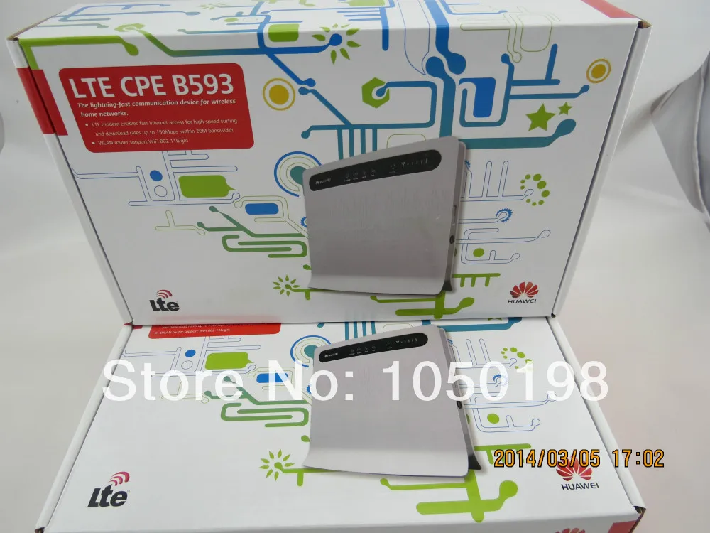Huawei B593 (B593s-22) 4G LTE FDD 100 Мбит/с разблокированный мобильный беспроводной Wi-Fi роутер +