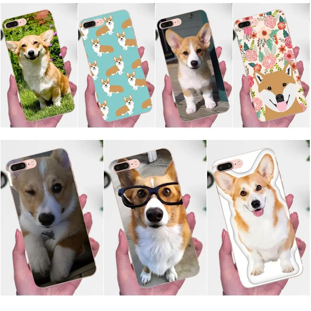 Мягкие чехлы Pembroke Welsh Corgi Puppies для Huawei P7 Honor 4C 5A 5C 5X 6 6C 6A 6X 7 7X 8 9 V8 V10 Y3II Y5II Y6II G8 Play Lite |