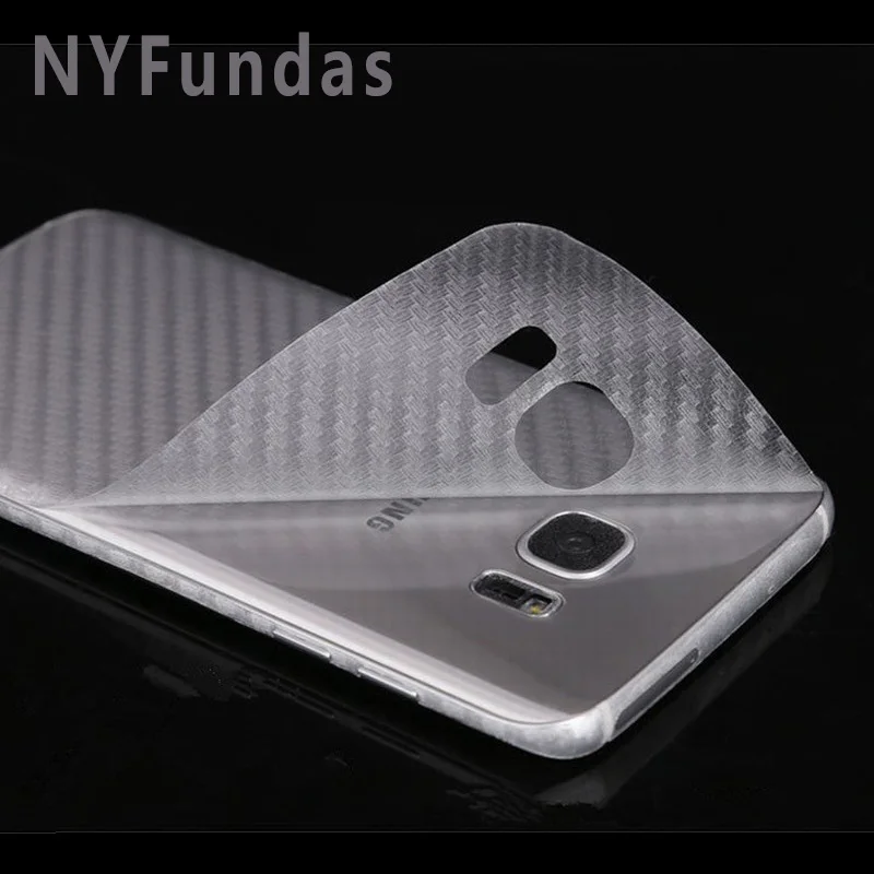 Наклейки Ascromy на заднюю панель телефона из углеродного волокна 10 шт. для Samsung Galaxy S6