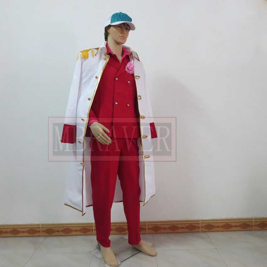 Japan Anime One Piece Sakasky Sakazuki Cosplay Costume Whole Set | Costumes
