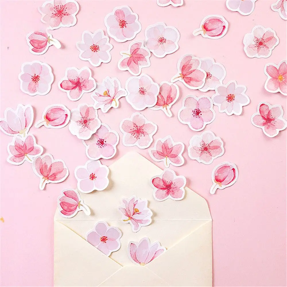 45 шт Kawaii японская вишня наклейка в форме цветка Канцтовары Скрапбукинг DIY стикер