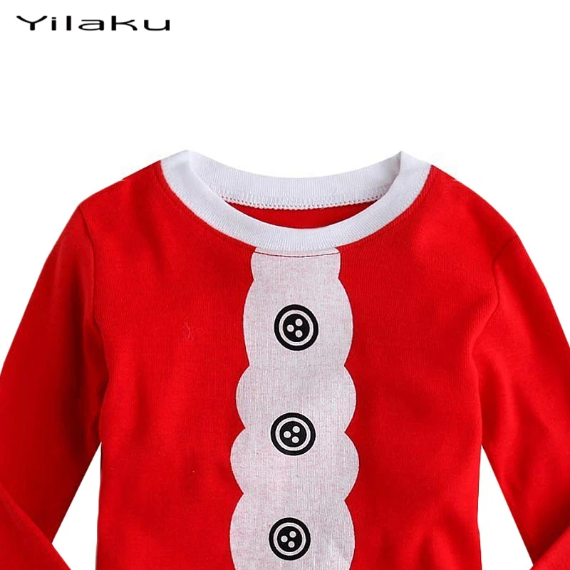 Детские осенне-зимние пижамные комплекты для маленьких мальчиков и девочек