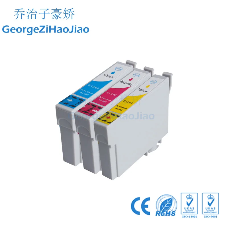 1291XL 12PCS CMY Compatible Ink Cartridge for EPSON Stylus SX420W SX425W SX525WD SX620FW BX320FW BX305FW Printer | Компьютеры и офис