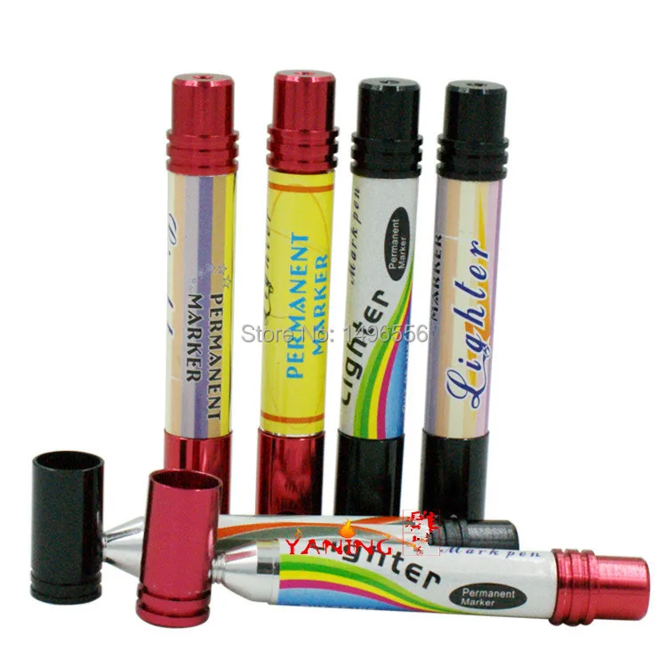 Marking Pen Tobacco Pipe aluminum cigarette holder fashional cute smoking pipe New Design hot style. 1 PC | Дом и сад