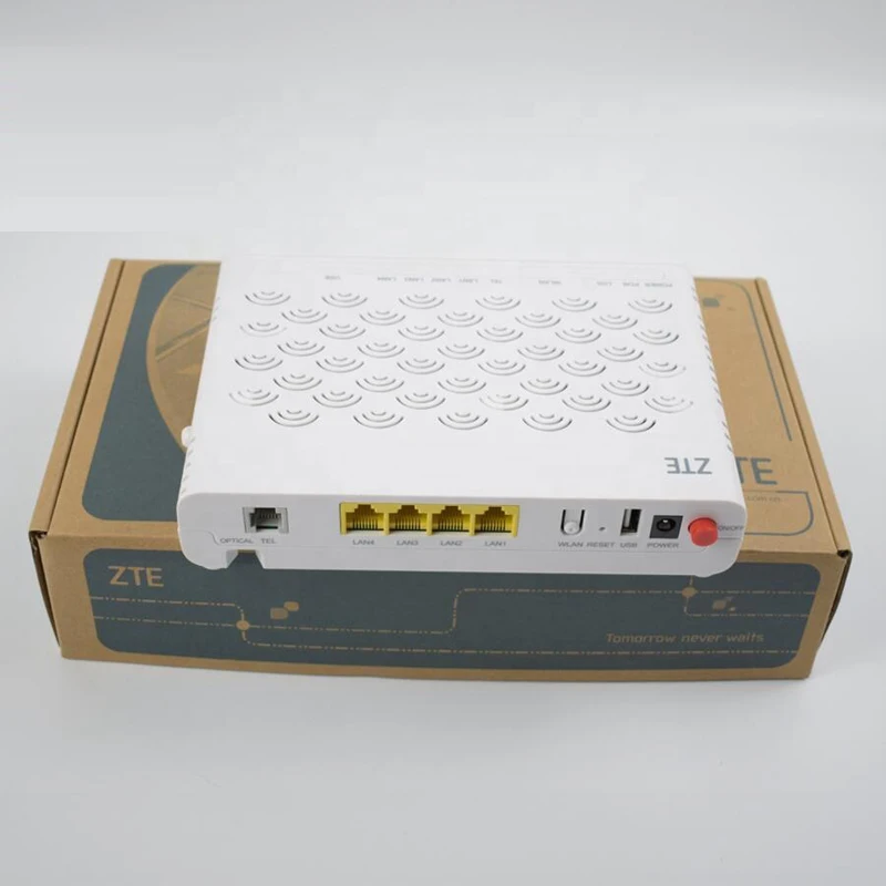 Оригинальный ZTE F460 V3.0 Терминал EPON FTTH ONU 4FE + 1 голосовые порты wifi ПОРТ маршрута