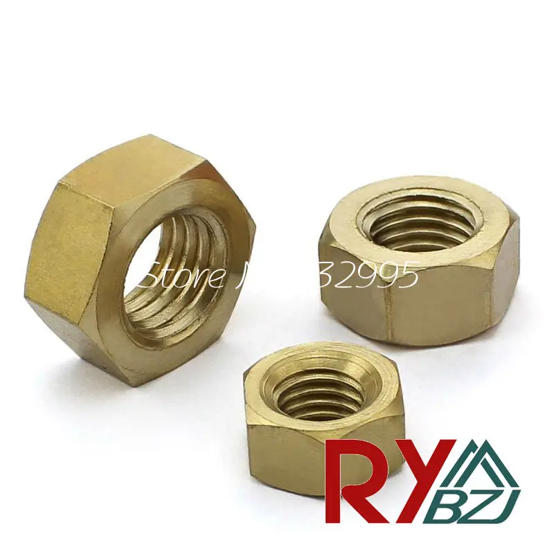Латунная Шестигранная гайка латунная M2 5 Метрическая резьба|brass hex nut|hex nutnut m2 |