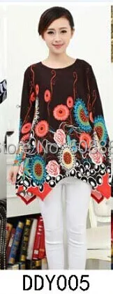 Платье нет свободного покроя винтажный зима 20 цветов! Феникс принт для женщины