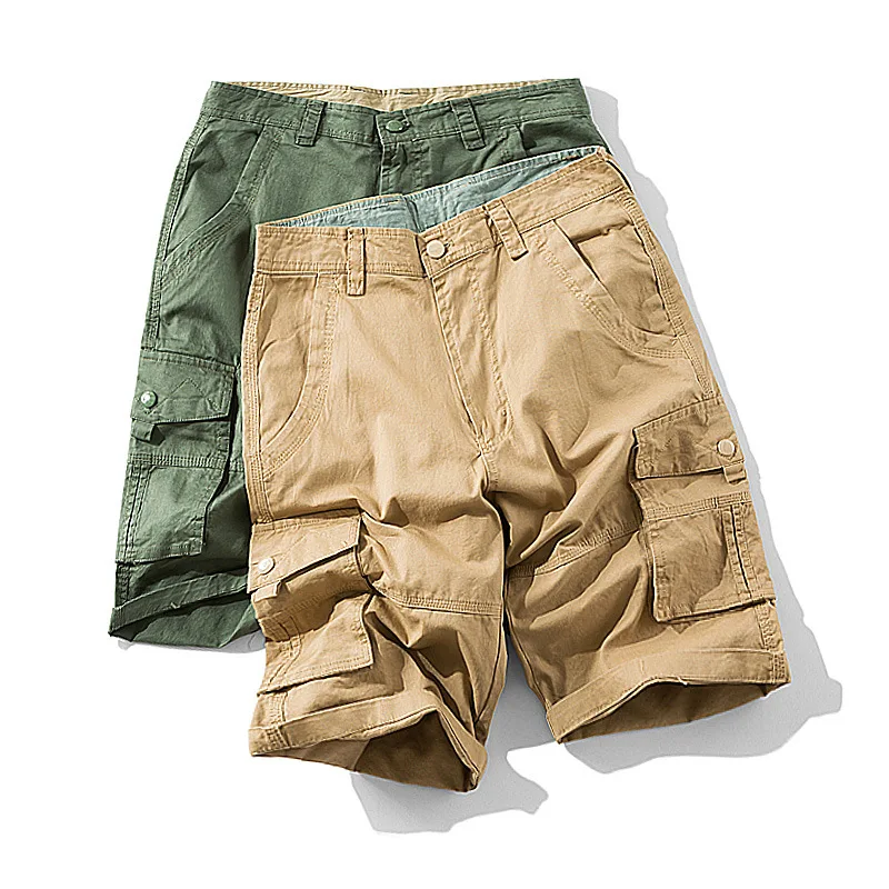 Men Sweat Shorts Camouflage Cargo Summer Cotton Short Pants Knee Length Male Fashion Clothing 2019 Wholesale 10PCS | Мужская одежда