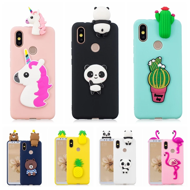Принципиально Xiaomi Redmi Note 6 Pro Чехол 3D панда кактус силиконовый чехол для телефона на для Xiaomi Redmi Note 6 Pro Чехол Xiomi 32 64 ГБ