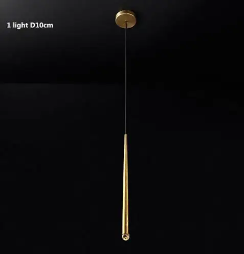 1 light pendant lamp Американский роскошный медный провод для люстры подвесная люстра освещение RH Лофт светодиодная Подвесная лампа для гостиной люстра Подвесная лампа - Цвет абажура: 1 light pendant lamp