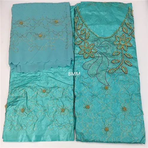 16 Bazin riche getzner высококачественное французское Сетчатое кружево с камнями bazin brode getzner кружевное платье черная кружевная ткань 3 в 1 - Цвет: 16
