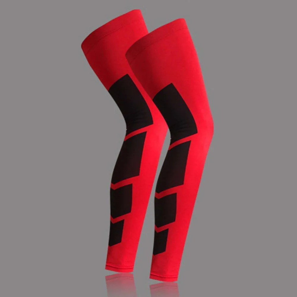 1 пара солнцезащитных нарукавников для ног наколенники спорта велоспорта