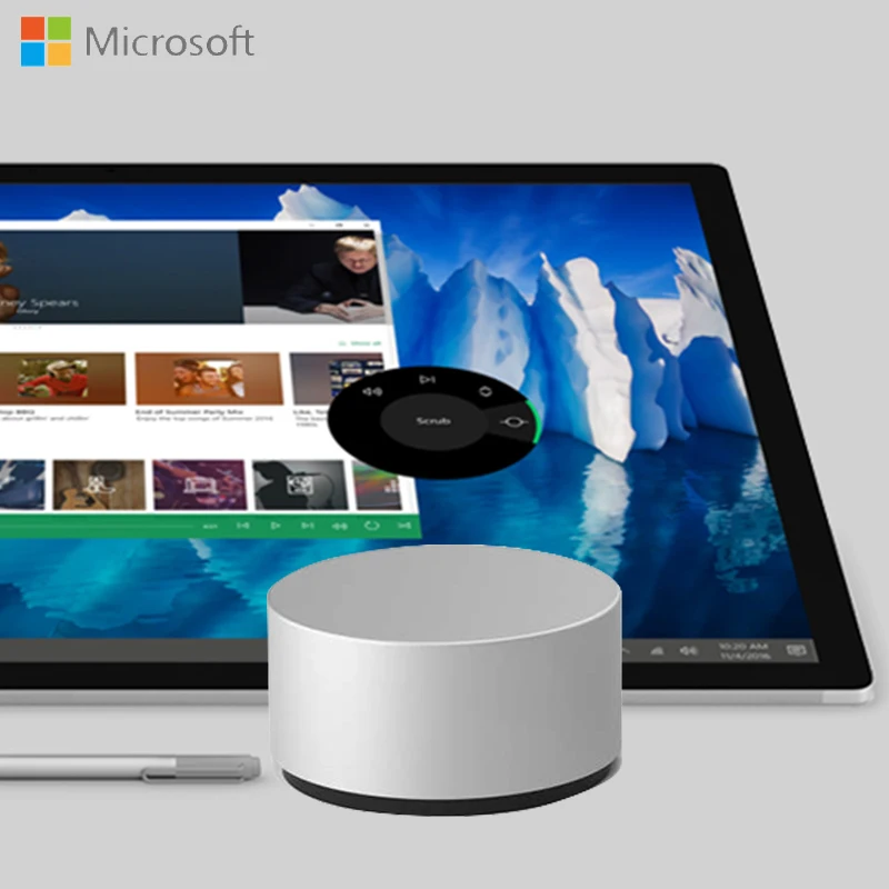 Microsoft Surface Dial stylus 4096-уровень чувствительного к давлению стилус для рисования на