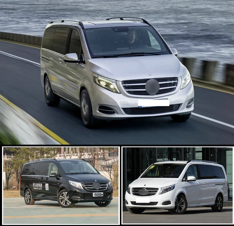 Горячая крыша рельс крыши бар багажник на крышу для VITO V-class V260 Valente W447-,7075 авиационный алюминиевый сплав, два вида длины