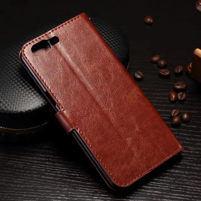100pcs/lot Crazy Horse Leather Stand PU+TPU Cover Case with card slot For Oneplus 5 5.5''/ One plus 3T | Мобильные телефоны