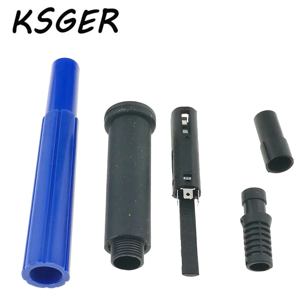 set 1 KSGER 9501 паяльная Ручка DIY Набор для электрического паяльника 5 ядер силиконовый провод для STM32 OLED STC OLED контроллер - Цвет: set 1