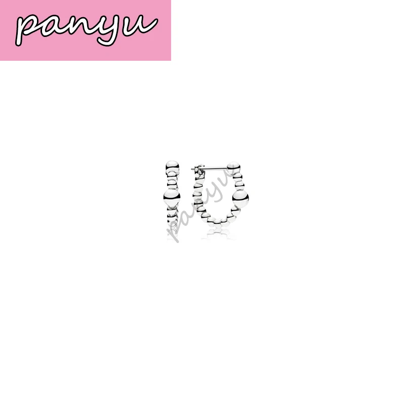 PAN Ear Nails Серебро 925 капли воды полые любящие ушные ногти подходят для Дня Святого Валентина DIY Серьги очаровательные ювелирные изделия - Окраска металла: 1