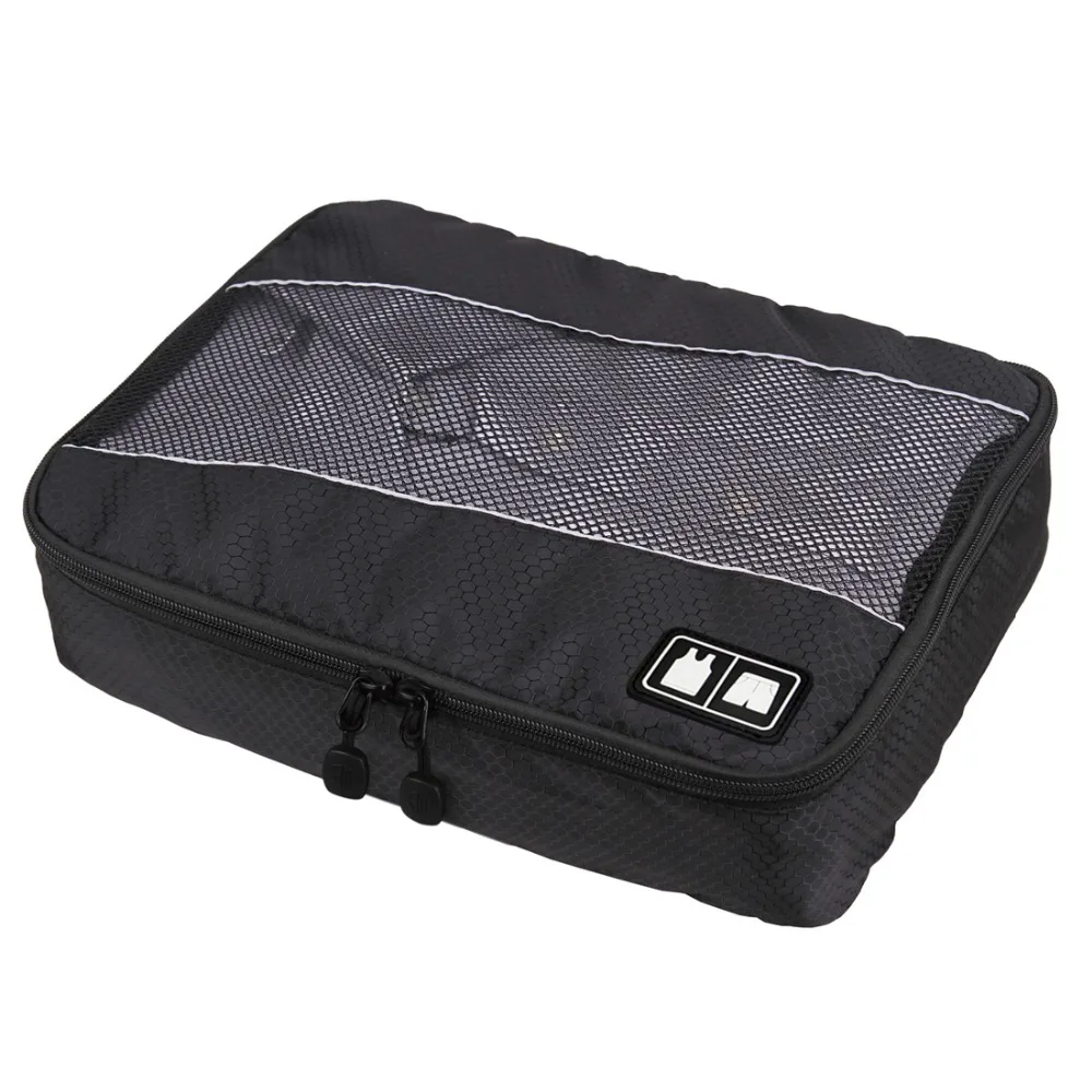 BAGSMART 3 шт. нейлоновые унисекс упаковочные кубики для одежды Легкий Багаж дорожная