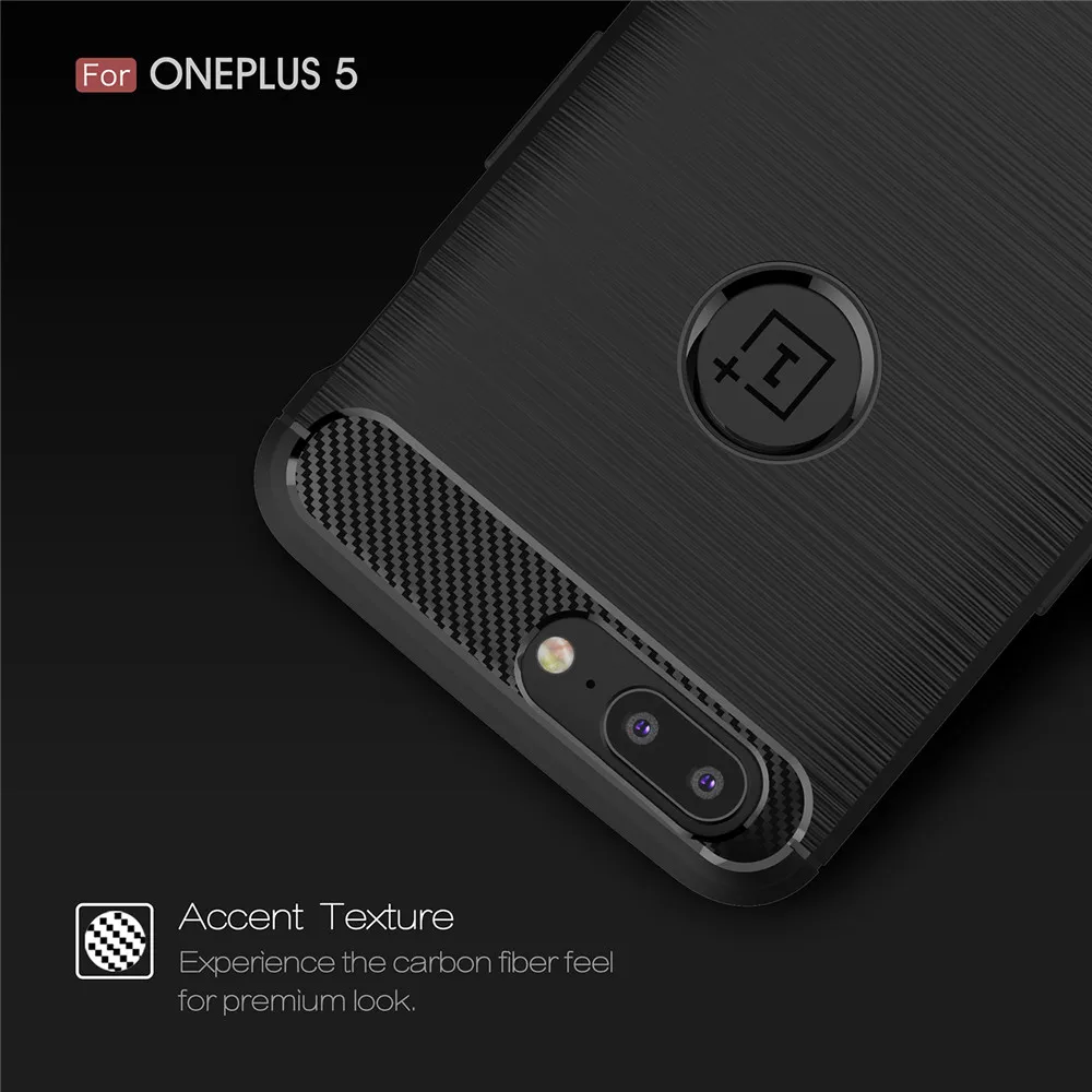 MAKAVO для OnePlus 5 Чехол Мягкий силиконовый резиновый чехол Роскошный Матовый из