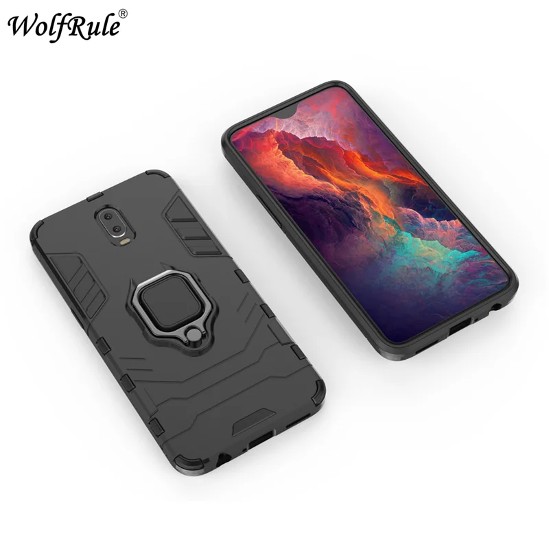 WolfRule OPPO R17 чехол для телефона из ТПУ Жесткий ПК Чехол держатель кольца подставка