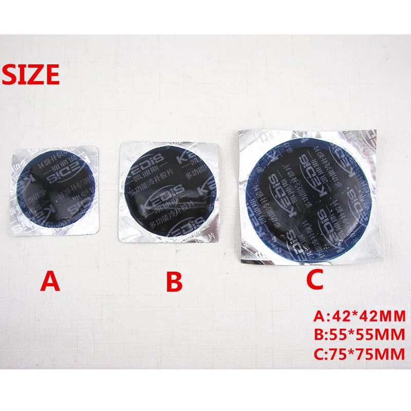45 шт./компл. радиальная шина ремонтная круглая нашивка бескамерный набор