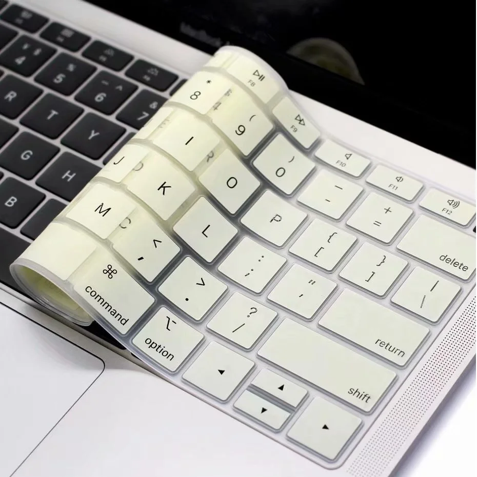 ЕС/США силиконовый чехол для клавиатуры Macbook Air 11 A1465 английская буква