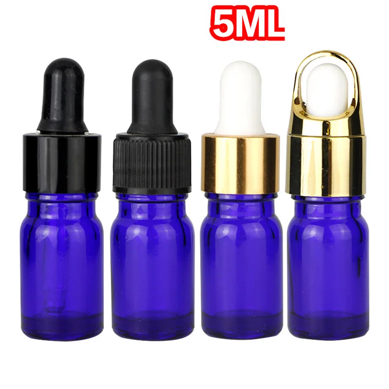 Электронная жидкость 5 мл пустые бутылки из голубого стекла для эфирного масла