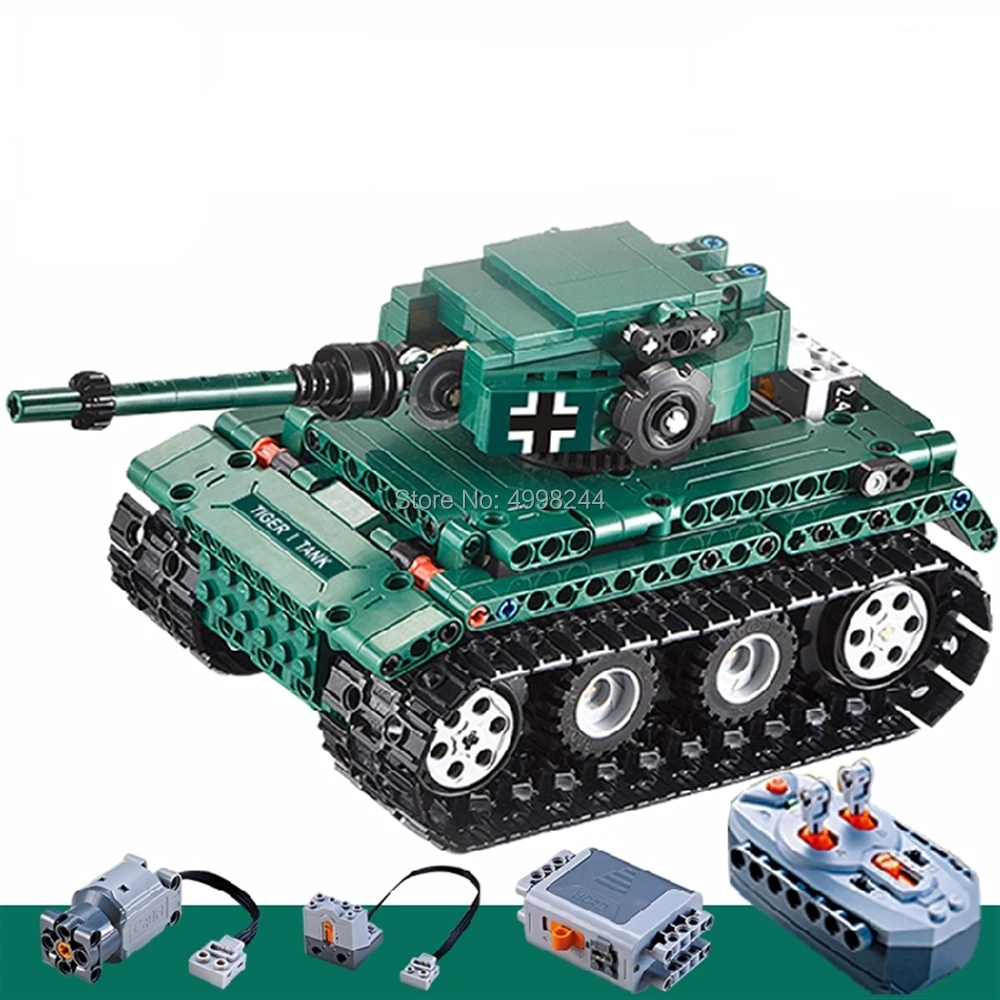 313 шт. Военная технология дистанционное управление Rc Немецкий Тигр Танк 1:35