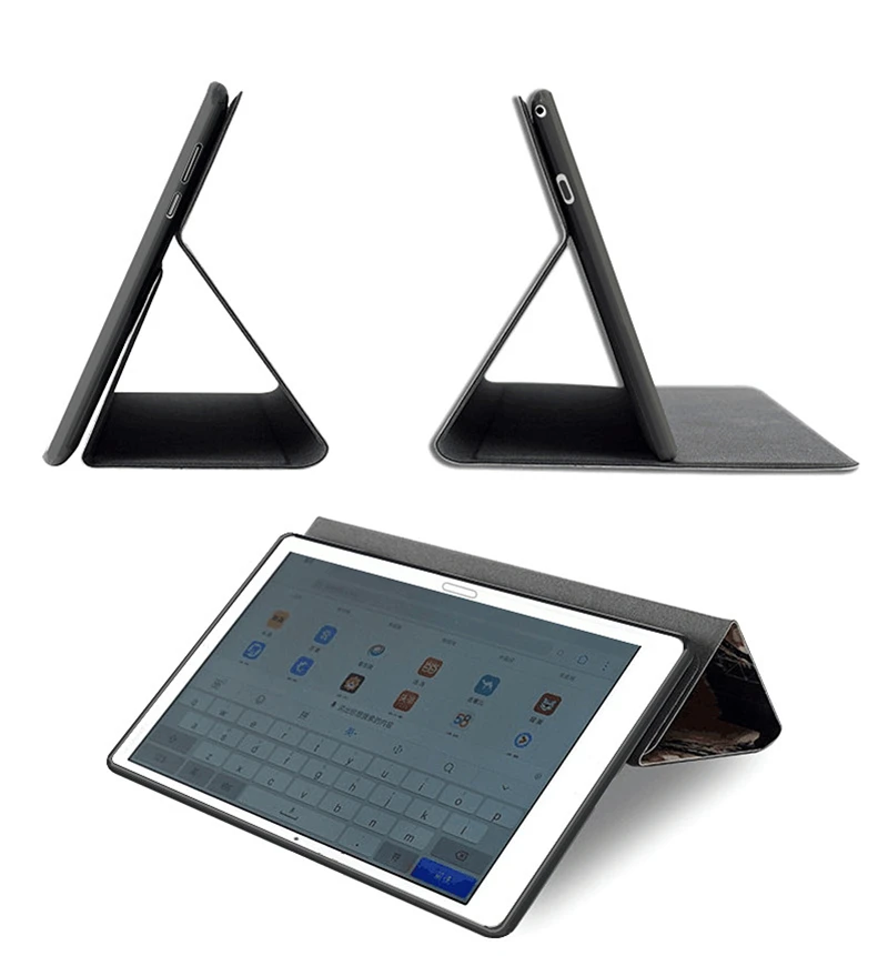 Кожаный чехол для huawei Mediapad T5 10," Умный Магнитный складной чехол-подставка для huawei Mediapad T5 10 дюймов Чехол AGS2-W09/AL00