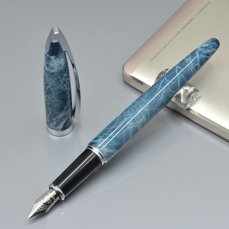 Роскошный jinhao 156 черная авторучка с новинкой Дизайн Канцелярские Товары для