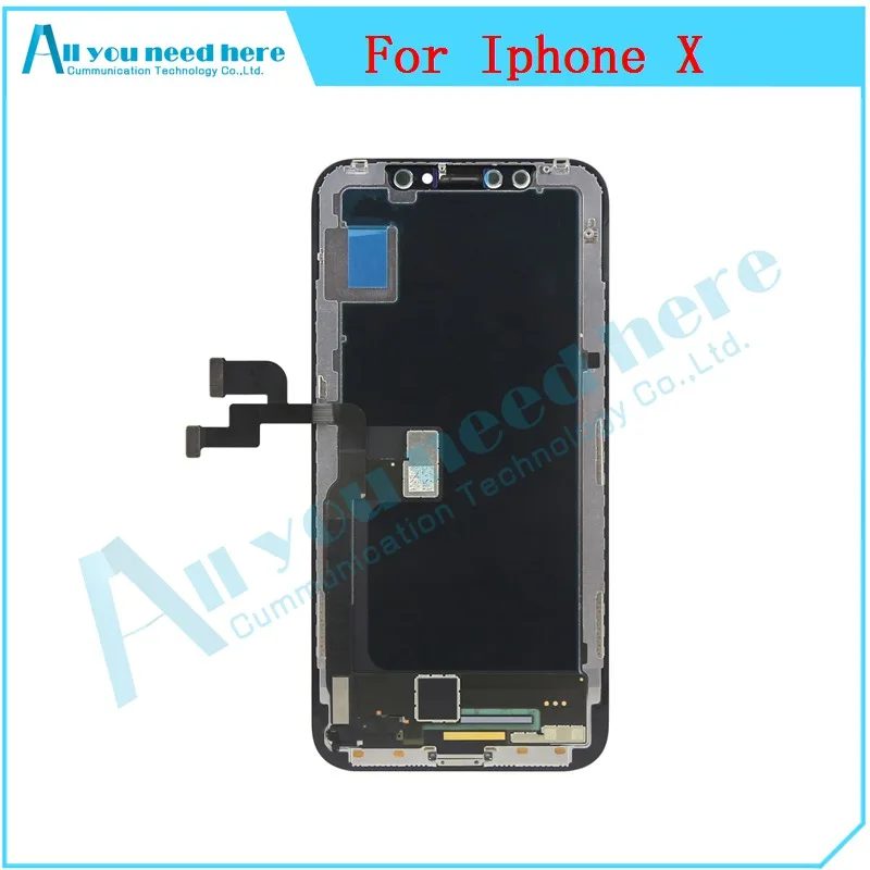 high quality Screen For Apple iphone x lcd Display Assembly With Digitizer Glass No Dead Pixel Phone Parts Black White | Мобильные
