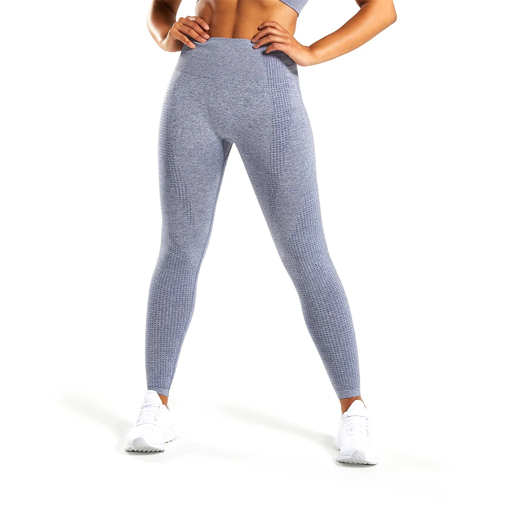 KFDD Women Super Stretchy Gym Energy Yoga Pants Compression Breathable Running Pant Push Up Elastic Seamless Leggings 2019 News | Спорт и