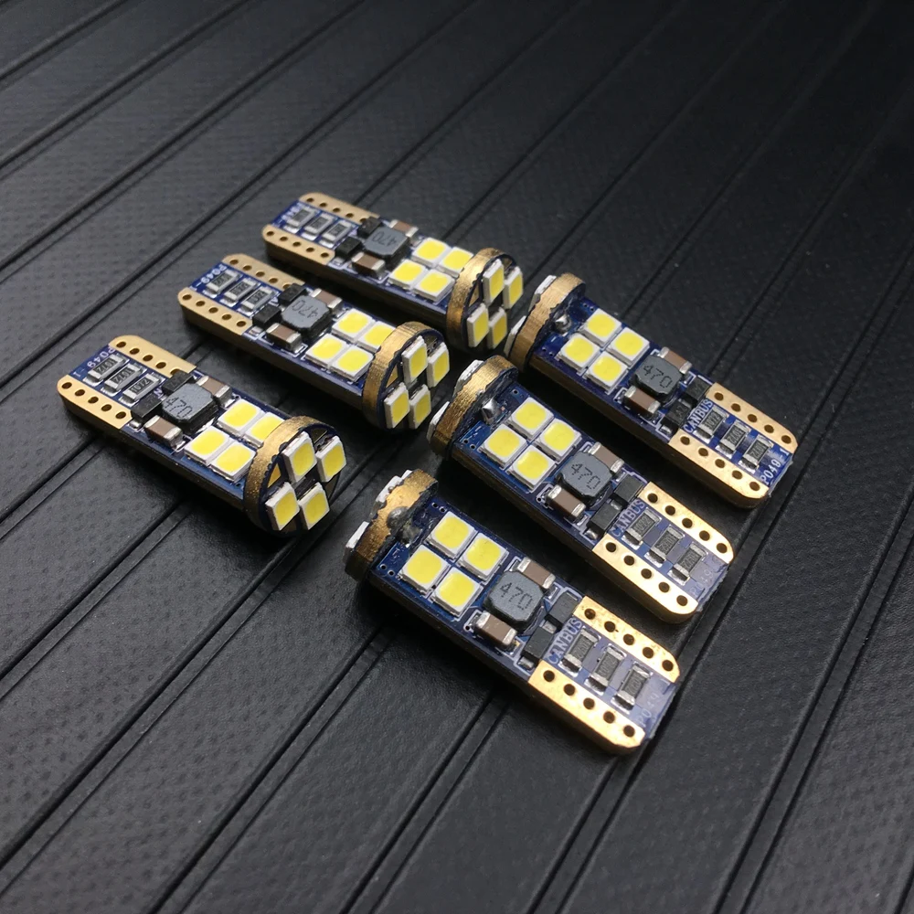 Светодиодный светильник T10 CANBUS 12SMD 3030 белый светодиодный без ошибок w5w 194