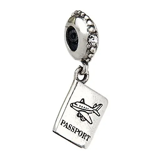 Оригинальный кулон из стерлингового серебра 925 пробы паспортный блок подвески