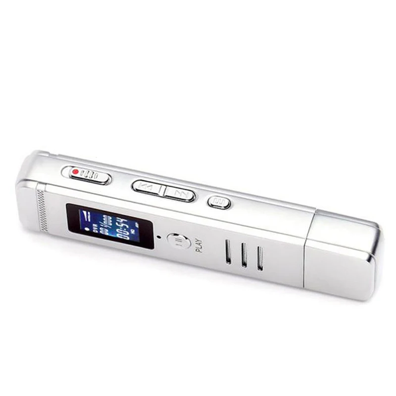 Цифровой диктофон USB диск с экраном наушники микрофон Запись голоса