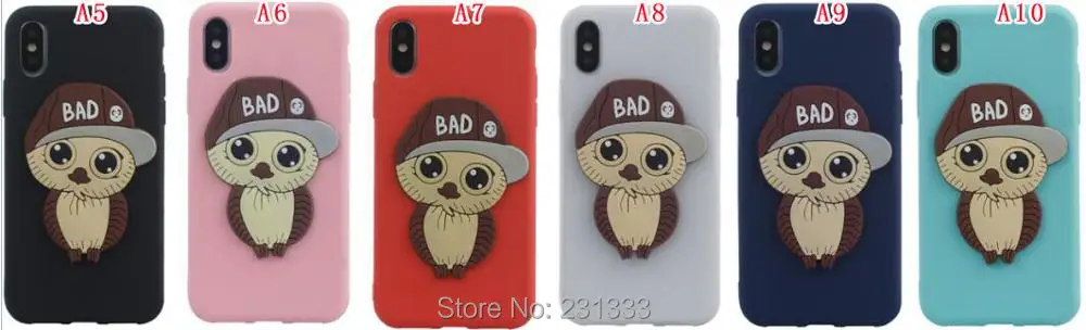 C ku 3D мультфильм панда кошка собака мягкий чехол силикон Гель для Samsung Galaxy S9 PLUS J2 PRO