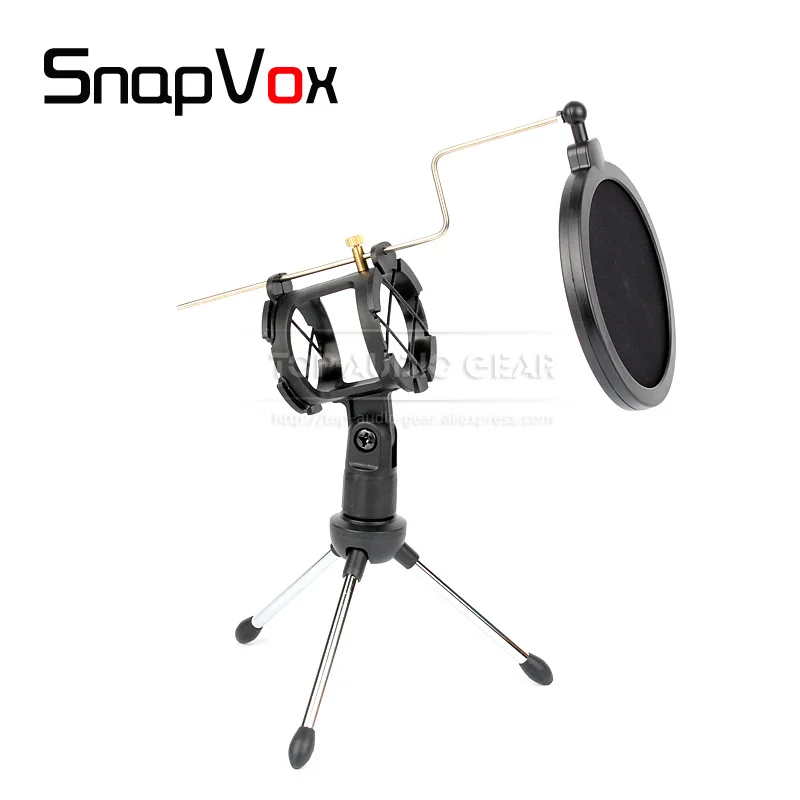 Трипод противоударный микрофон стойка поп фильтр держатель для Neumann KM 5 83 84 183