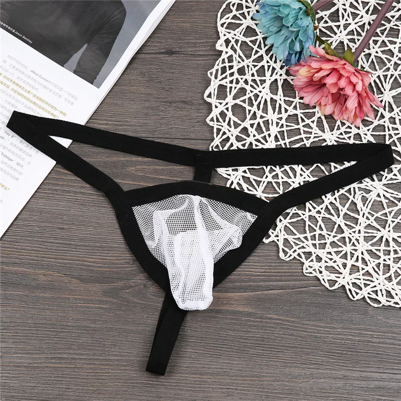 MSemis Мужское нижнее белье прозрачные сетчатые трусики для мужчин Gay Jockstrap Perspective
