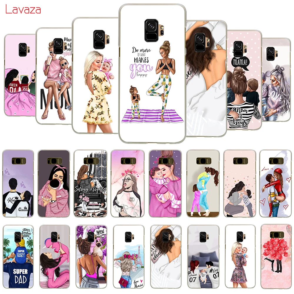 Жесткий чехол для телефона Lavaza Super mama girly Girl Queen Samsung Galaxy A10 A30 A40 A50 A70 M10 M20